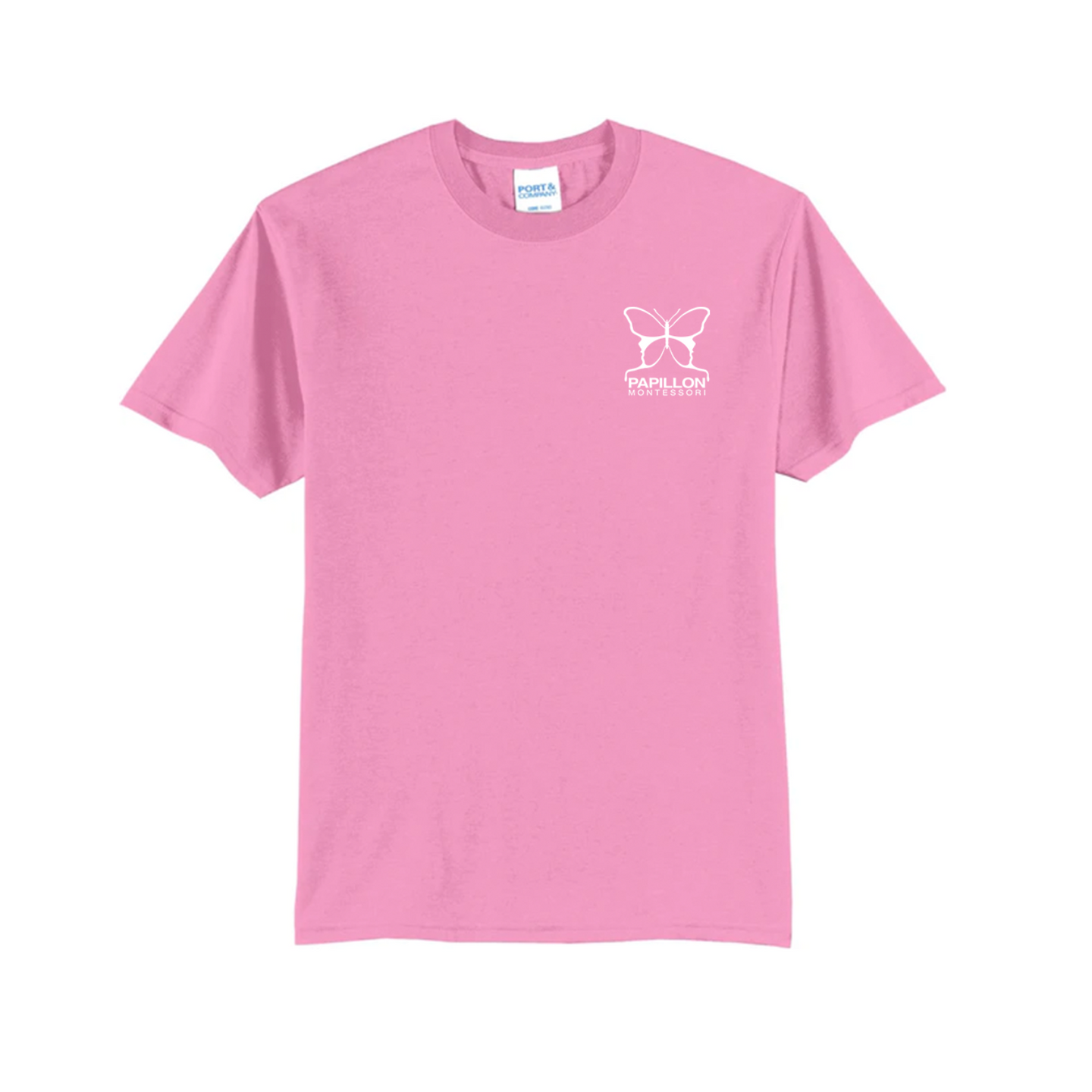 CREW NECK T-SHIRT (PINK) - PRE-K