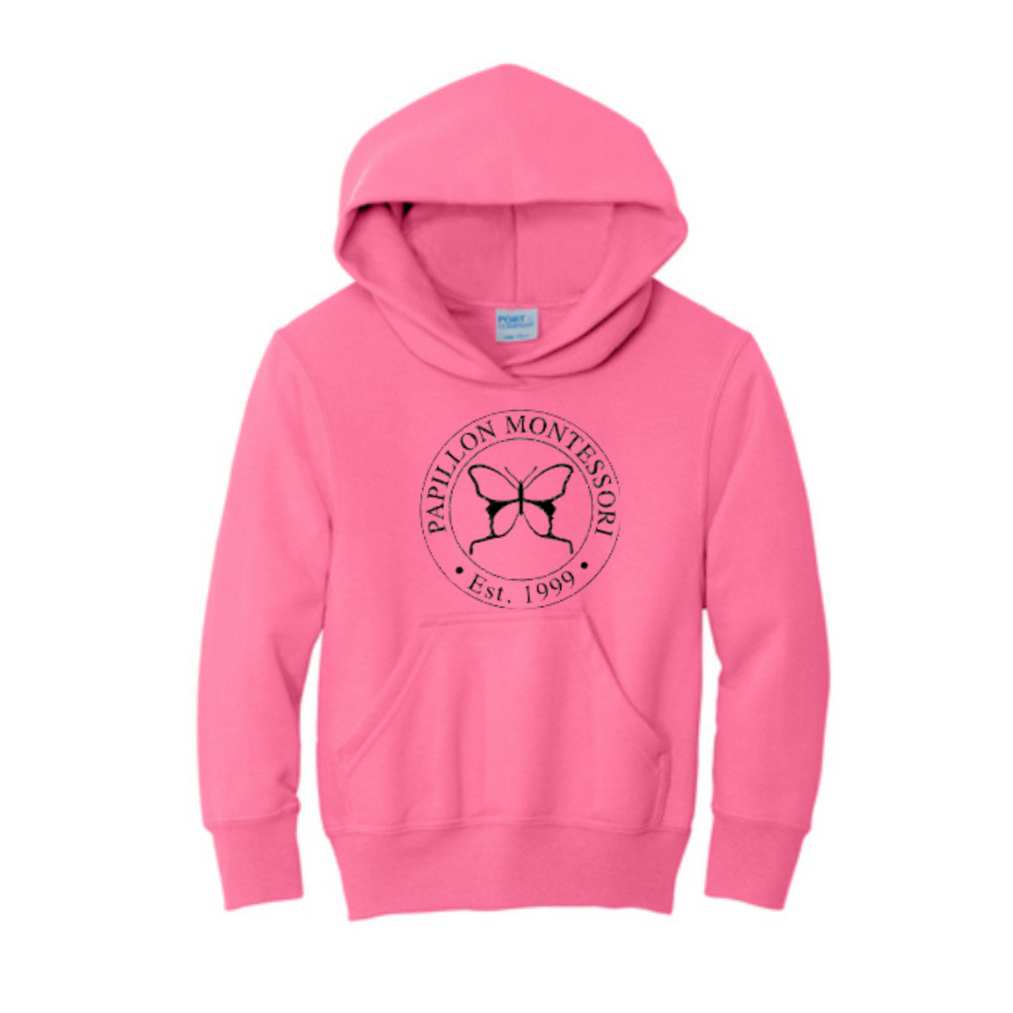 PULLOVER HOODIE (BRIGHT PINK) - ELEMENTARY