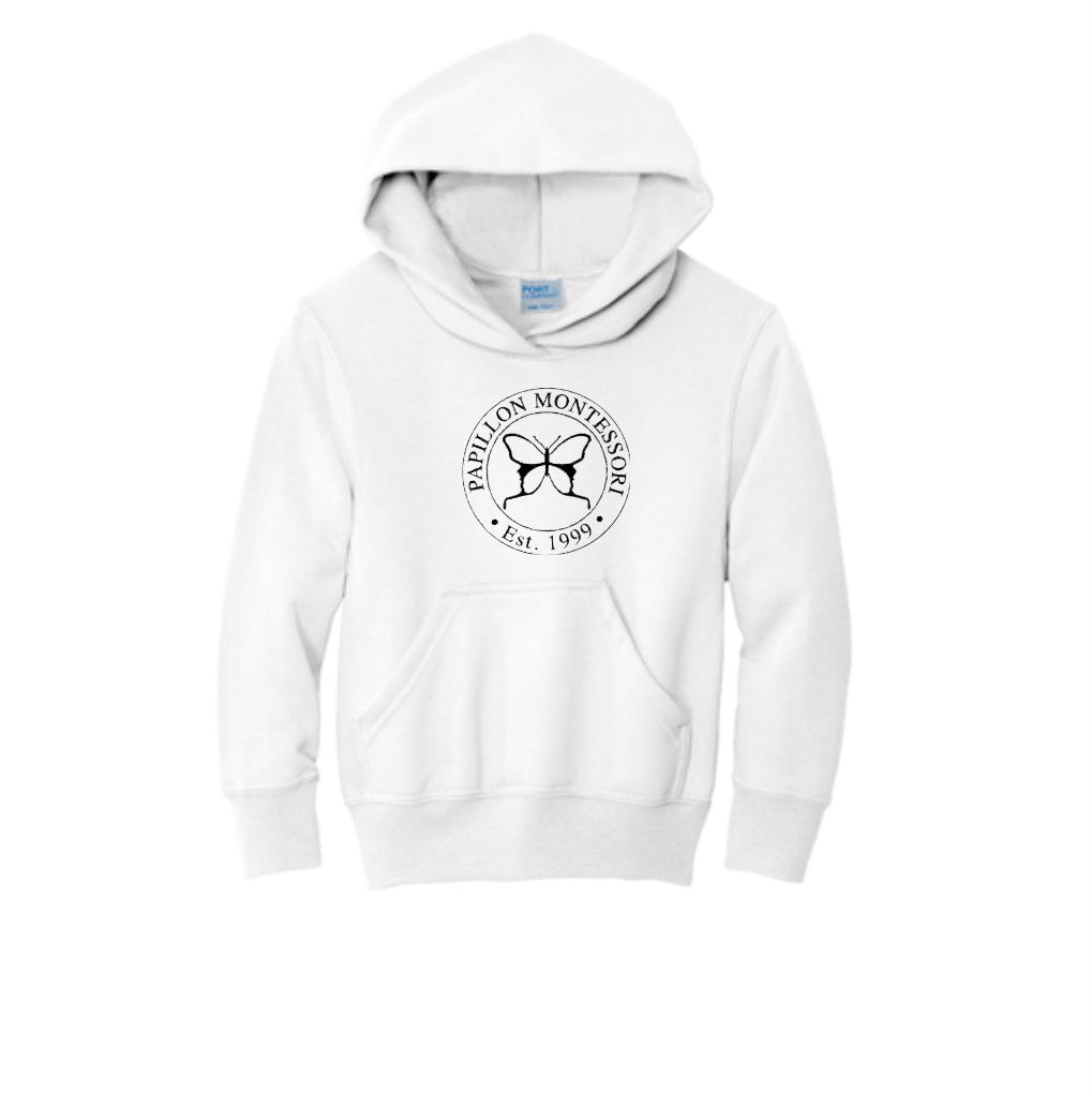 PULLOVER HOODIE (WHITE) - ELEMENTARY